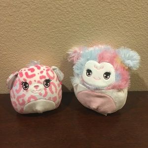 Brandi and Zaylee Squishmallow Pair 4.5" and 6"